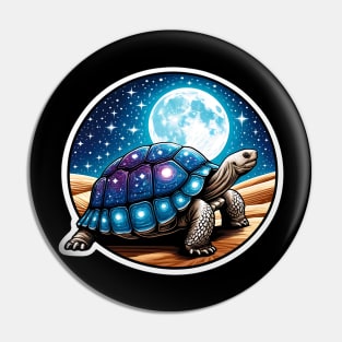 Midnight Sheller Desert Tortoise Pin