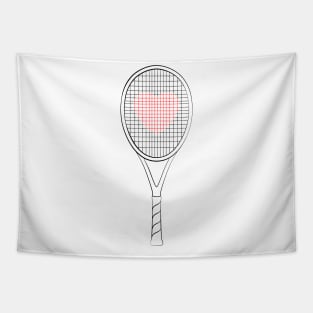 I Love Tennis B Tapestry