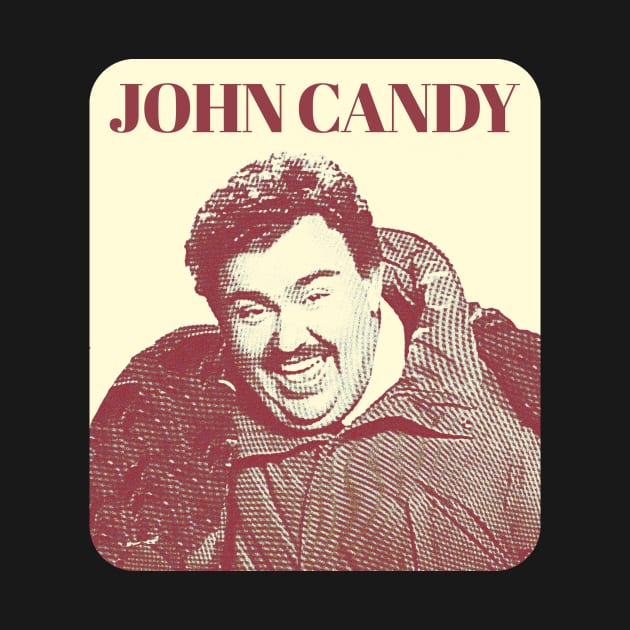 john candy retro black by Thermul Bidean