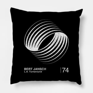 L.A. Turnaround / Minimalist Graphic Design Artwork Pillow