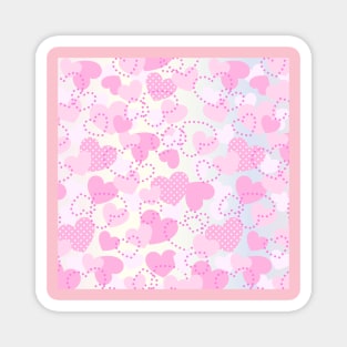 Beautiful valentine background pattern Magnet