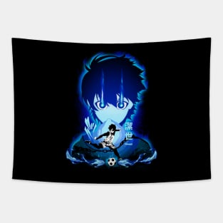 Ace of Blue Lock Tapestry