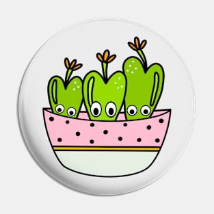 Cute Cactus Design #227: Conophytum Frutescens Succulent Pin