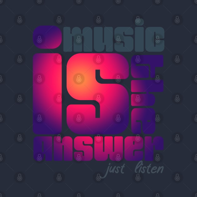 Muisc is the answer just listen by LoudCreat