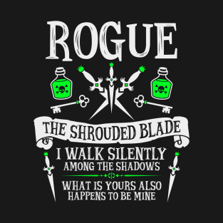Rogue, Dungeons & Dragons - The Shrouded Blade T-Shirt