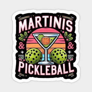 Martinis & Pickleball Design #2 Magnet