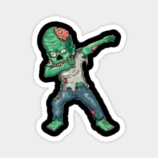 Zombie Dabbing - Cool Funny Halloween Gift Magnet