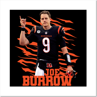 Joe Burrow Cigar Celebration - Joe Burrow - Posters and Art Prints