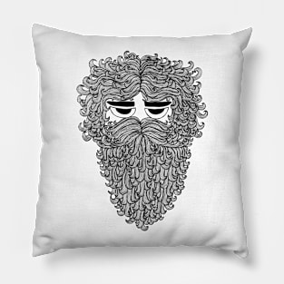 Bearded Man Pillow