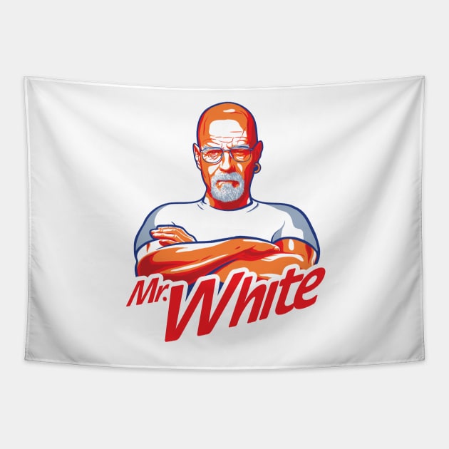 Mr. White Tapestry by chrismorkaut