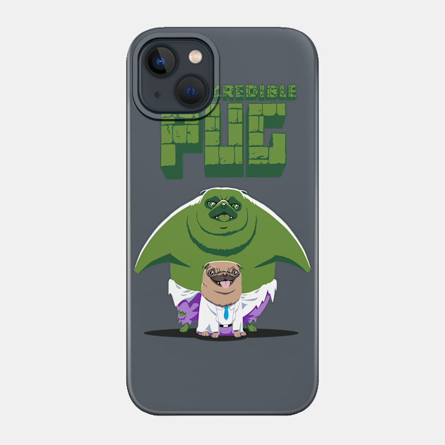 The Incredible Pug - Pug - Phone Case