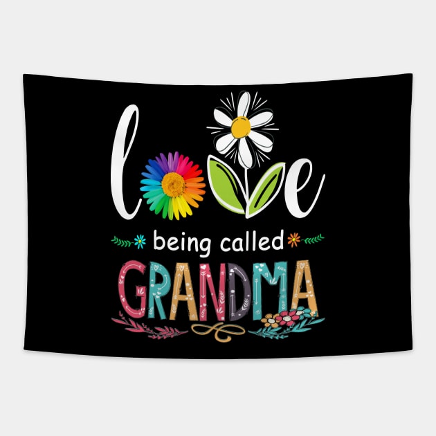 I Love Being Called Grandma Mimi Gigi Nana Lover Mother's Day 2021 Tapestry by peskybeater