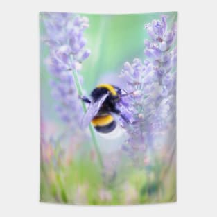 Summer Meadow Bumble Bee Tapestry