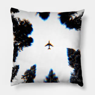 Plane Flying High Pillow