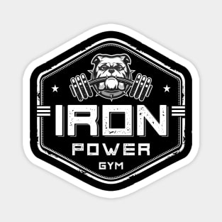 Iron Bulldog Gym Magnet