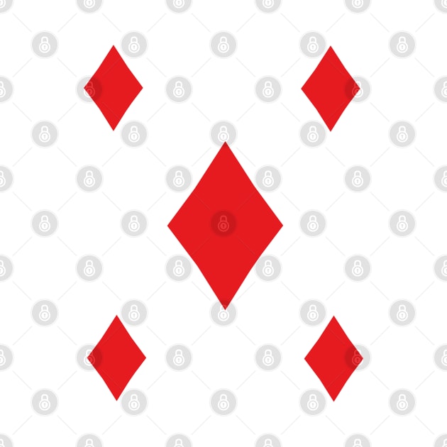 Tiles Diamonds Suit Playing Card Symbol by DiegoCarvalho