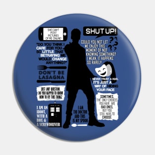 Doctor Who - 12th Doctor Quotes Pin