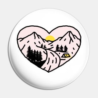 Mountain Village Pin