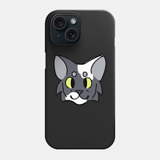 Gray Spotted Cat Phone Case