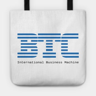 BTC - International Bitcoin Machine Tote