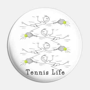 TENNIS LIFE Pin