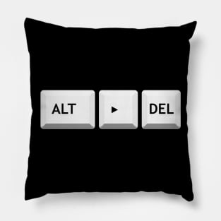 Alt-Right Delete (Pearl) Pillow