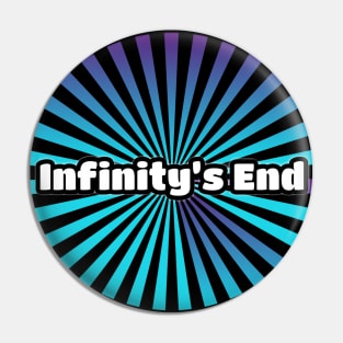 Infinity's End Round Transparent Logo Pin