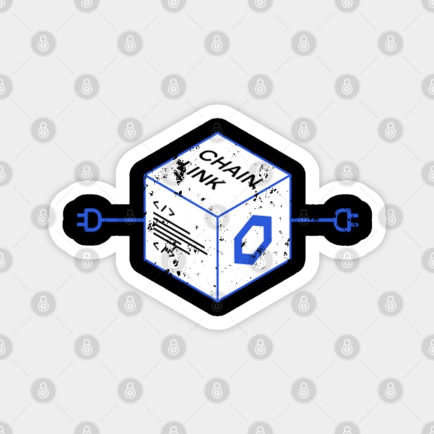 Chainlink Crypto Link Magnet by BitcoinSweatshirts