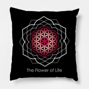 Flower of Life Mandala Pillow