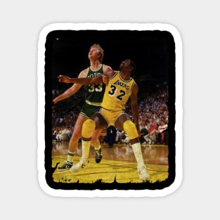 Larry Bird vs Magic Johnson Magnet