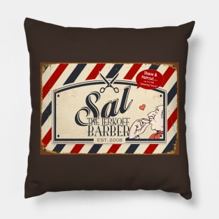 Sal The Barber Pillow