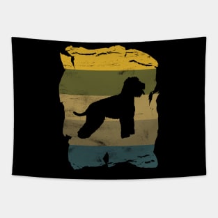 Lagotto Romagnolo Distressed Vintage Retro Silhouette Tapestry