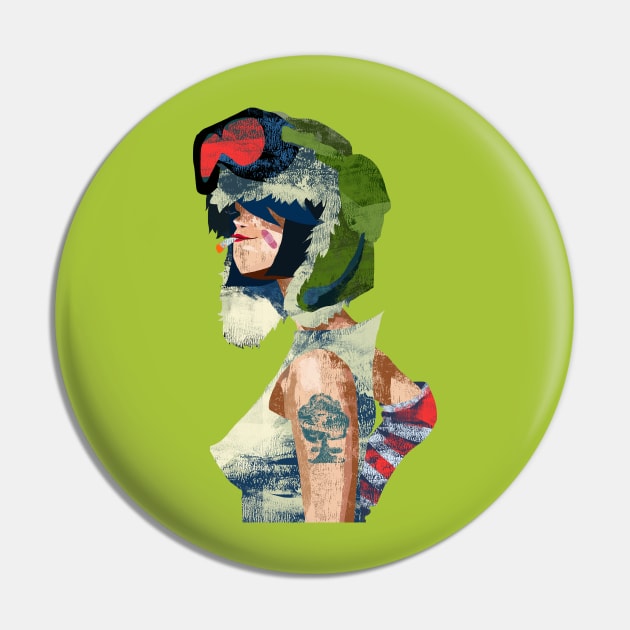 The Girl Who Loved Tanks Pin by pastanaut