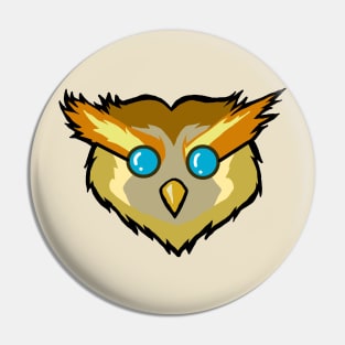 Owl Eyeglass Pin
