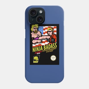 Ninja Badass retro 8 bit Phone Case