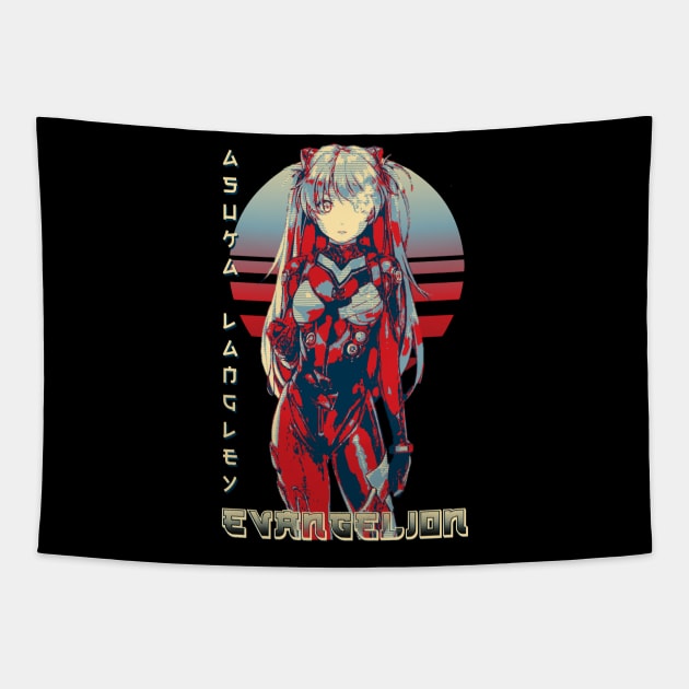 Asuka Langley Tapestry by Retrostyle