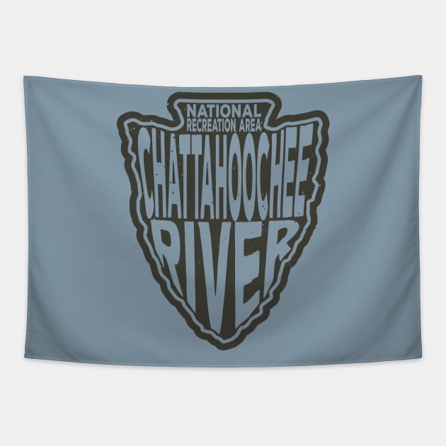 Chattahoochee River National Recreation Area name arrowhead Tapestry by nylebuss