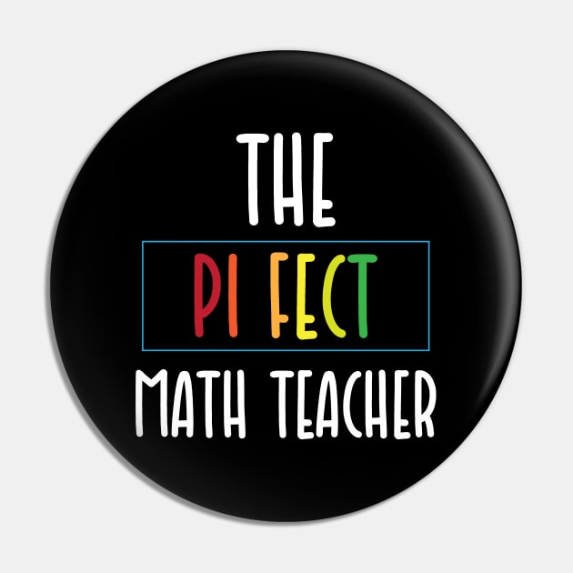 Math Teacher Funny Pi Pin by Shirts That Bangs