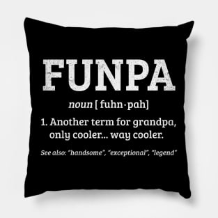 Funpa Definition Grandpa Pillow