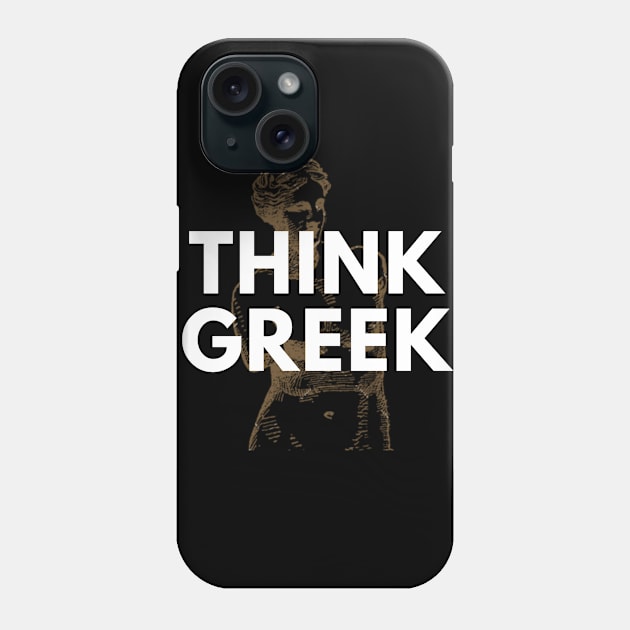 think greek Phone Case by Sango Designs