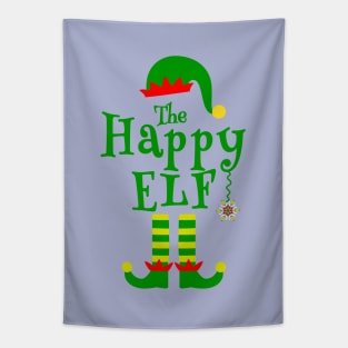 The Happy Elf Family Matching Christmas 2020 Gift Tapestry