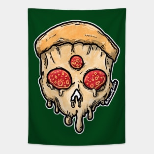 Pizza Skull Tapestry