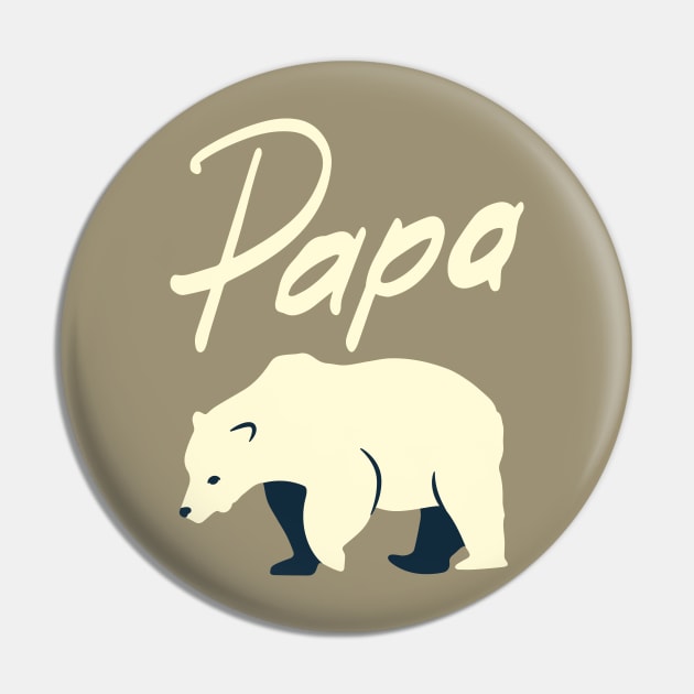 Papa bear Design Pin by LR_Collections