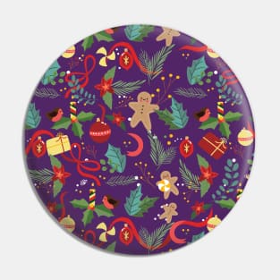 Christmas pattern 9 Pin