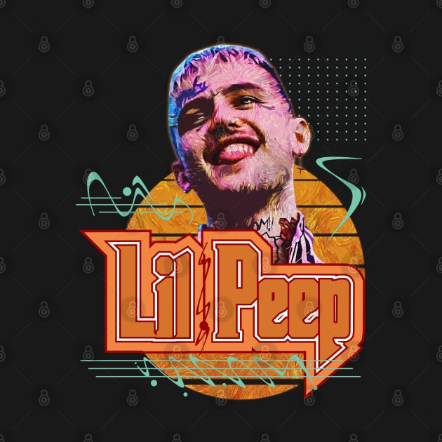 Lil Peep \ Hip Hop \ Retro Art by Nana On Here