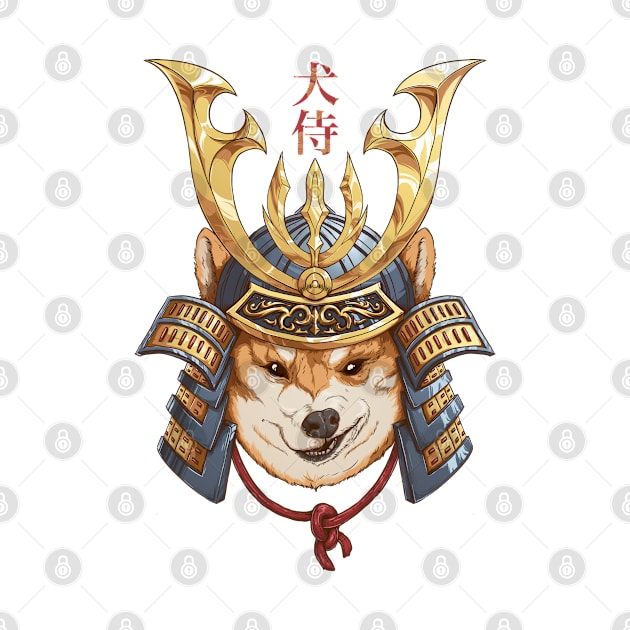 shiba inu samurai by ArtBot