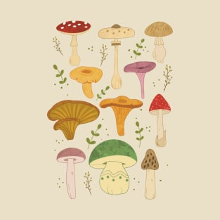 Mushroom print T-Shirt