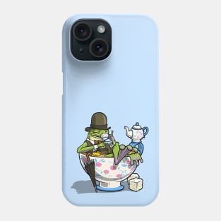 Bull Frog in a China Tea Cup Phone Case