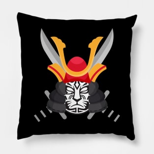 Jinrai Samurai Helmet w/swords Pillow