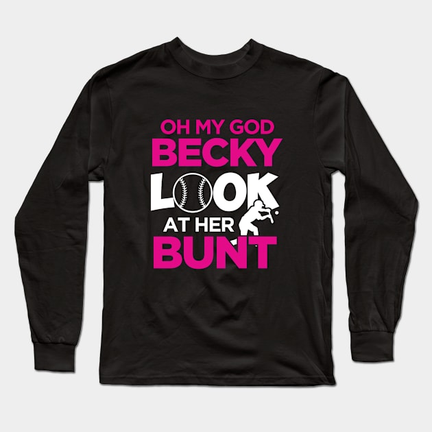 Baseball OMG Becky Look at That Bunt..Funny Heather Grey Unisex